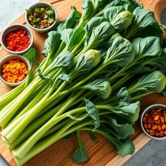 Brokuły chińskie – właściwości, korzyści zdrowotne i przepisy