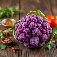 Kalafior fioletowy – zdrowotne korzyści i zastosowanie w diecie