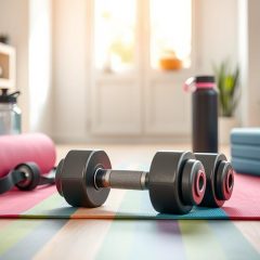 Ćwiczenia z hantlami w domu – jak wzmocnić mięśnie efektywnie?