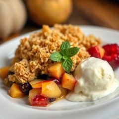 Crumble: tradycyjny angielski deser – przepis i historia