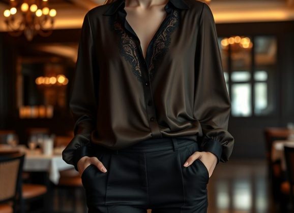 Jak wybrać idealną bluzkę wieczorową do eleganckich spodni?
